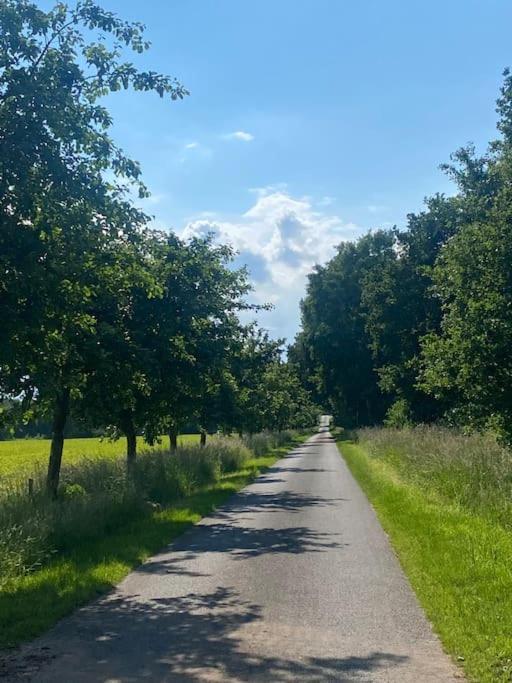 Wunderschoene Ferienwohnung Auf Dem Bauernhof Greven Esterno foto