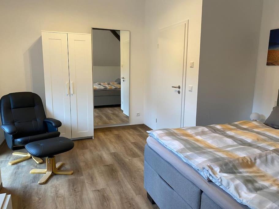 Wunderschoene Ferienwohnung Auf Dem Bauernhof Greven Esterno foto